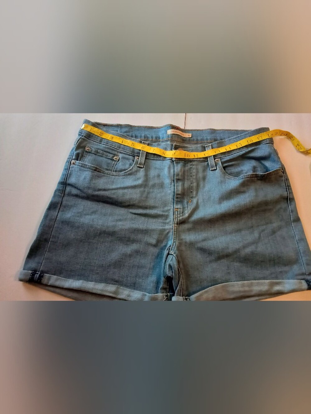 Signature by Levi Strauss Light Blue Denim Jean Shorts